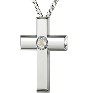 ""Our Father" in Aramaic, Religious Gifts for Women, Birthday Presents for Mum, Rhodium Jewelry"