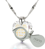 Things to Get Your Girlfriend for Christmas, CZ White Stone, Best Valentine Gift for Wife by Nano Jewelry