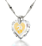 "Top Gift Ideas for Women, White Stone Necklace, CZ Jewelry, Best Presents for Christmas, Nano"