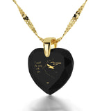"I Would Fly Away With You", 14k Gold Necklace, Zirconia