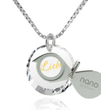 Top Womens Gifts, Love in Other Languages, Romantic Christmas Gifts for Her, Nano Jewelry