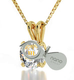 "Birthday Present for Sister, Scorpio Gold Necklace Chain With Crystal Pendant, Fun Gifts for Women"