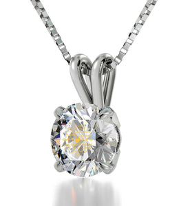 Top 10 Christmas Gifts for Wife: "I Love You" Engraved in 24k, Blue Topaz Swarovski Necklace, Good Presents for Girlfriend 