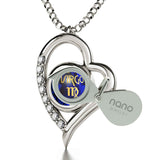 "Virgo Jewelry: Heart Necklaces for Women, Top Gifts for Wife, Christmas Ideas for Girlfriend, Nano Jewelry"