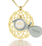 What to Get Girlfriend for Birthday, Gold Filled, 24k Imprint, I Love You to The Moon and Back Jewelry, Nano