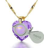 "What to Get Wife for Christmas,14k Gold Filled Fine Jewelry, Love Necklaces for Girlfriend, by Nano"