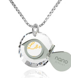 What to Get Wife for Christmas,ג€I Love You Infinityג€ 24k Imprint, I Love You Necklace for Girlfriend, Nano Jewelry