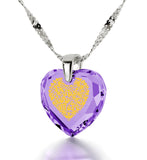 "Gift for Wife Birthday,ג€I Love You Moreג€, 24k Engraved, Pure Romance Products, Nano Jewelry"