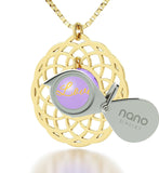 Xmas Ideas for Her, Purple Pendant, CZ Jewelry, Good Anniversary Gifts for Her, Nano